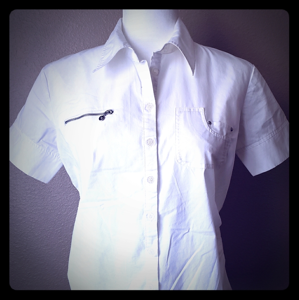 Dex button-up collared shirt